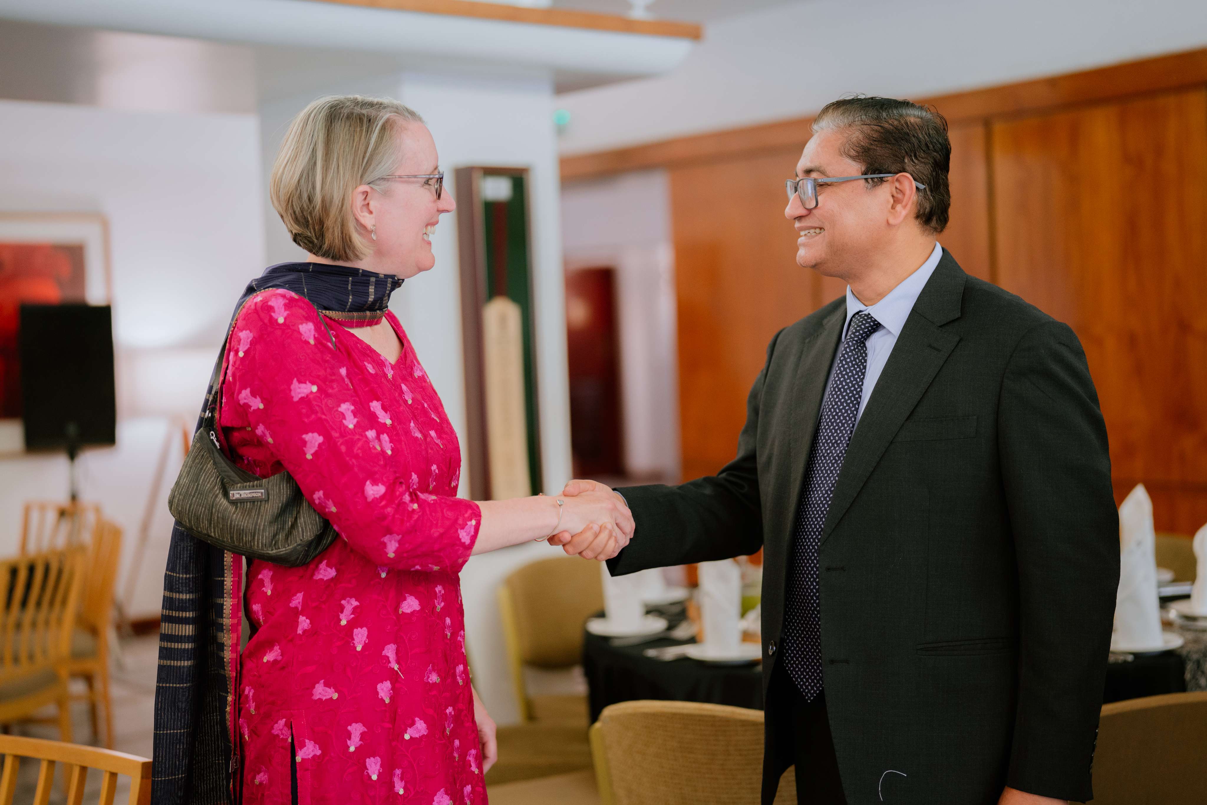 BBG members networking at the Iftar reception